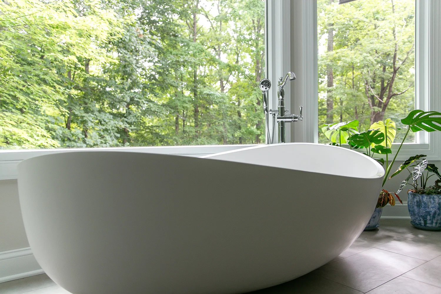 View 8 of the completed bathroom remodel in Toano Virginia