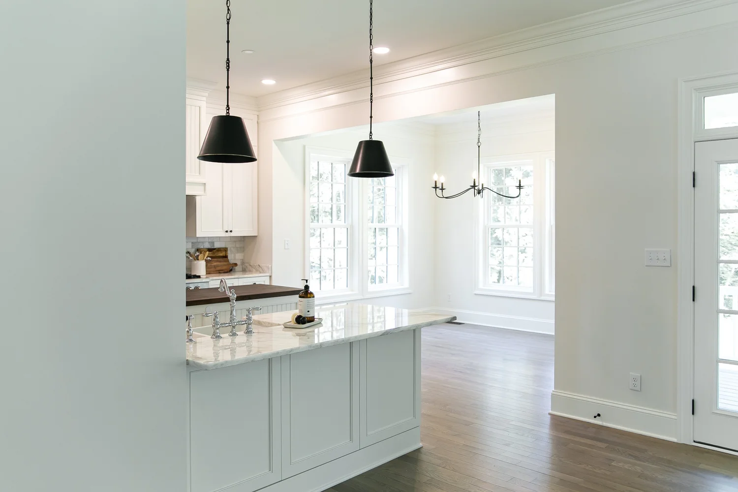 View 15 of the completed kitchen remodel in Charles City