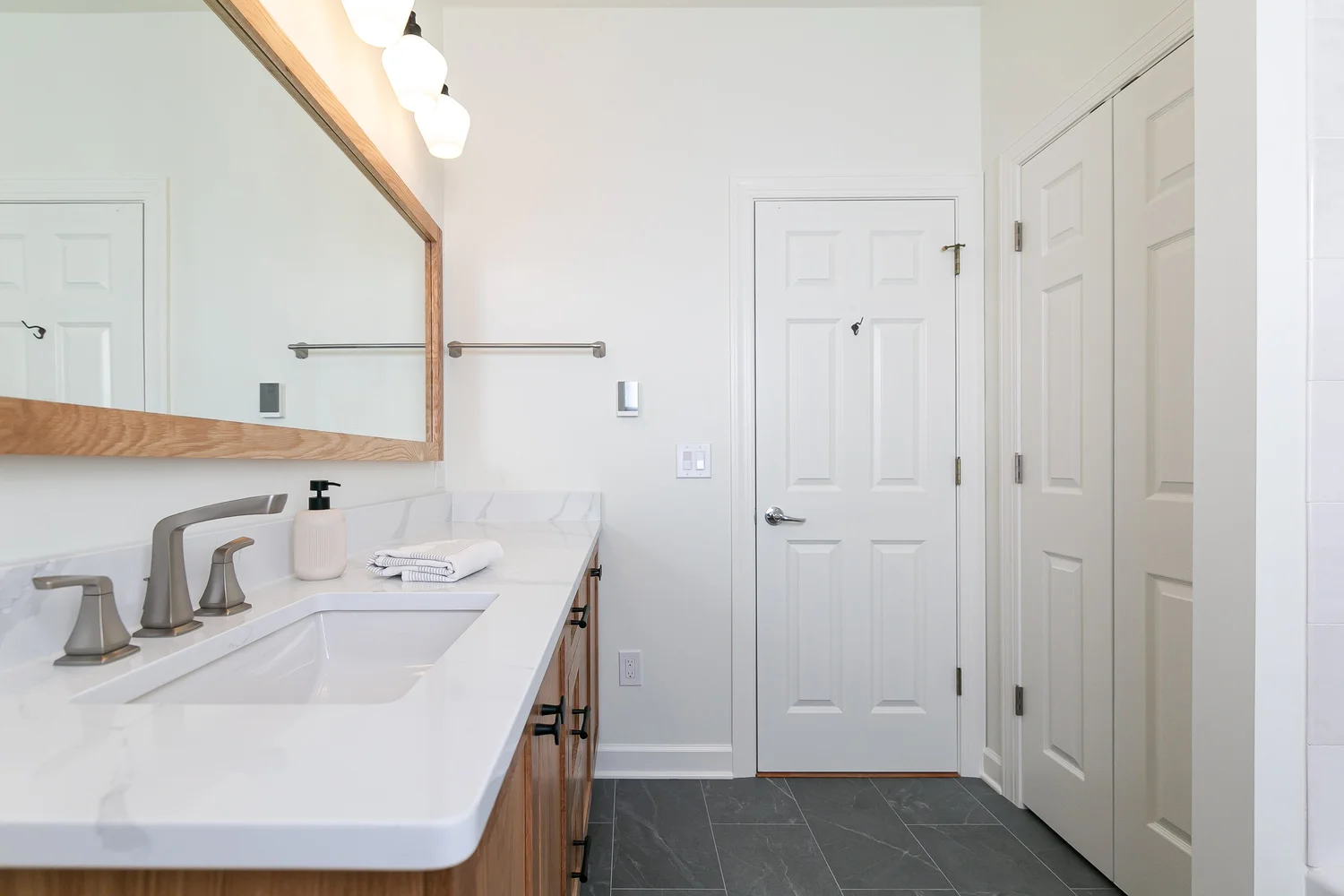 View 10 of the completed bathroom remodel in Holly Grove Williamsburg Virginia