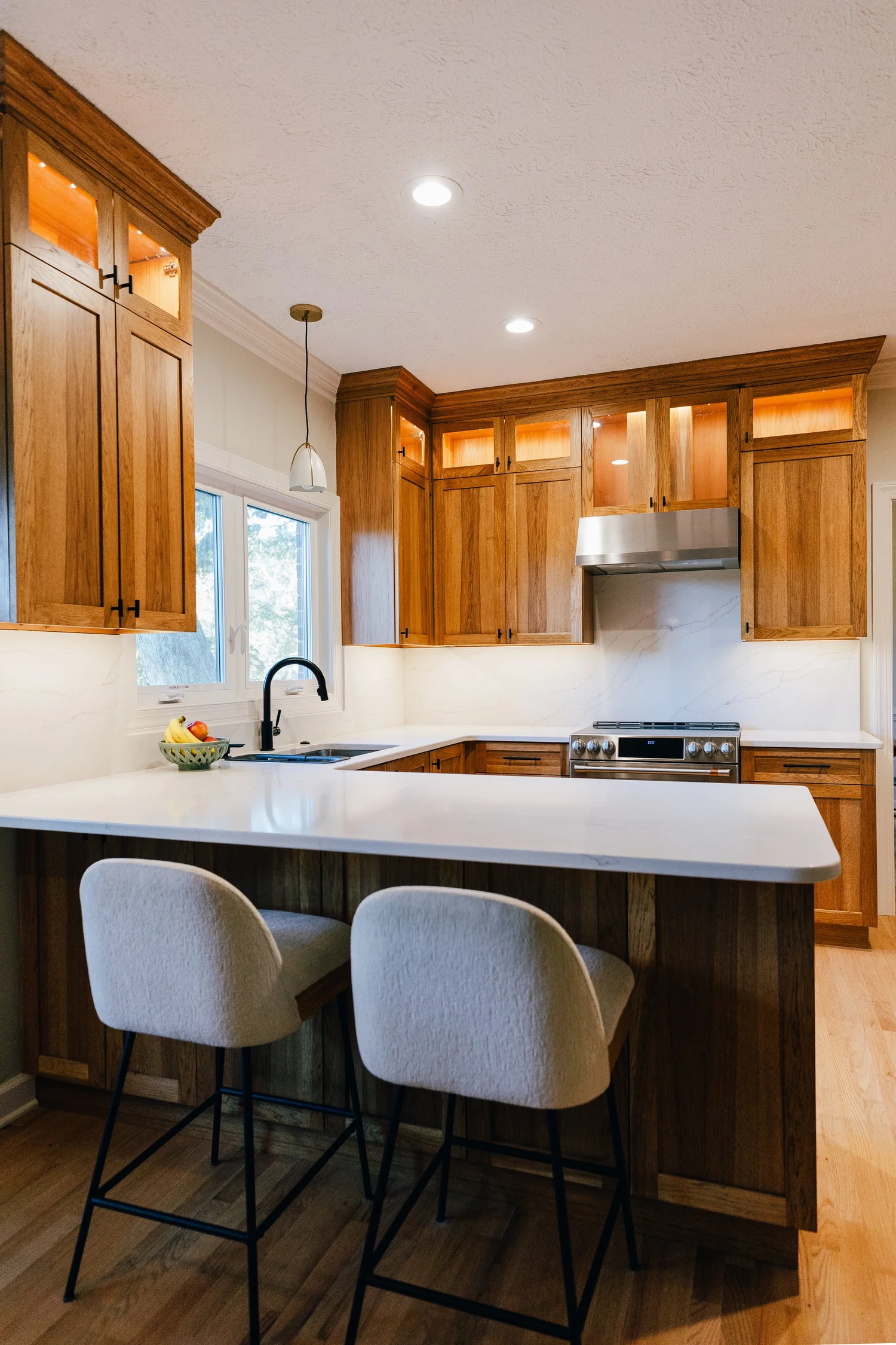 View 6 of the completed kitchen remodel in Kiln Creek Yorktown Virginia