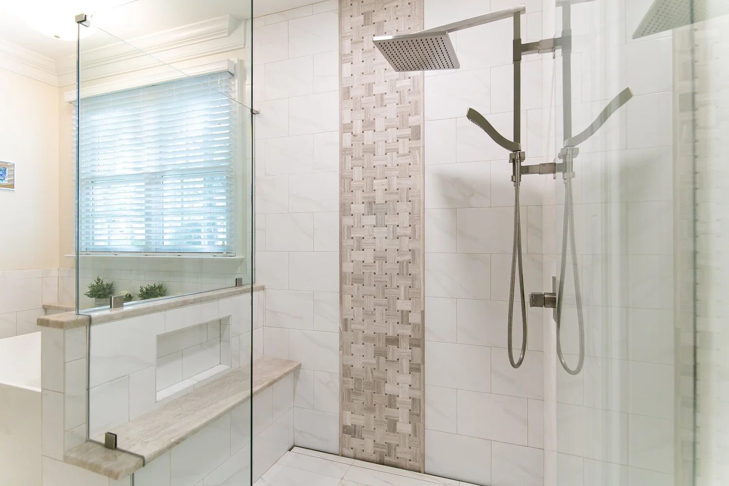 View 13 of the completed bathroom remodel in Ford’s Colony Williamsburg Virginia