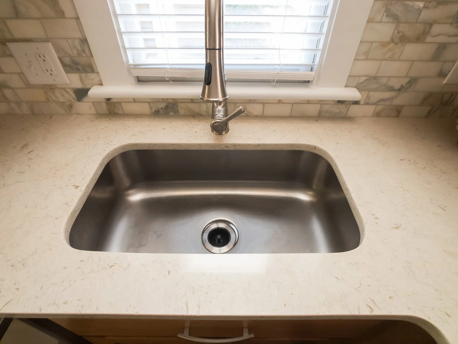 View 5 of the completed kitchen remodel in Kingsmill Williamsburg Virginia