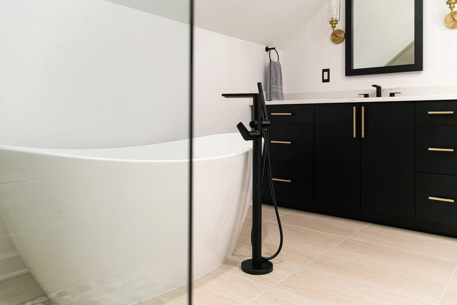 View 8 of the completed bathroom remodel in Kingsmill Williamsburg Virginia