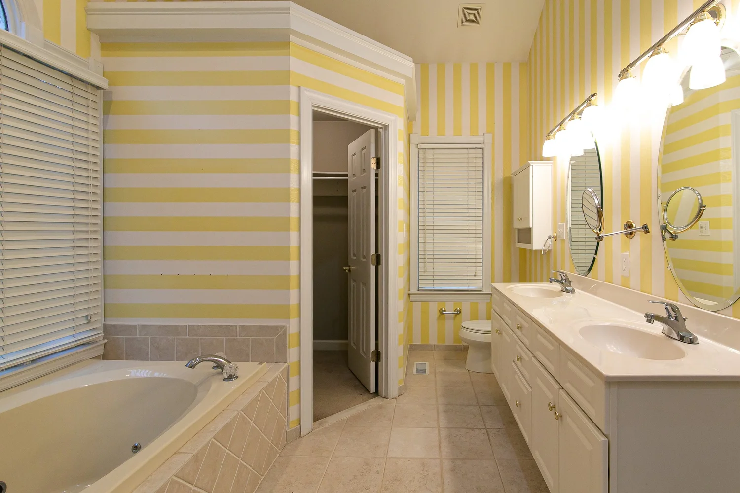 View 14 of the completed bathroom remodel in Ford’s Colony Williamsburg Virginia
