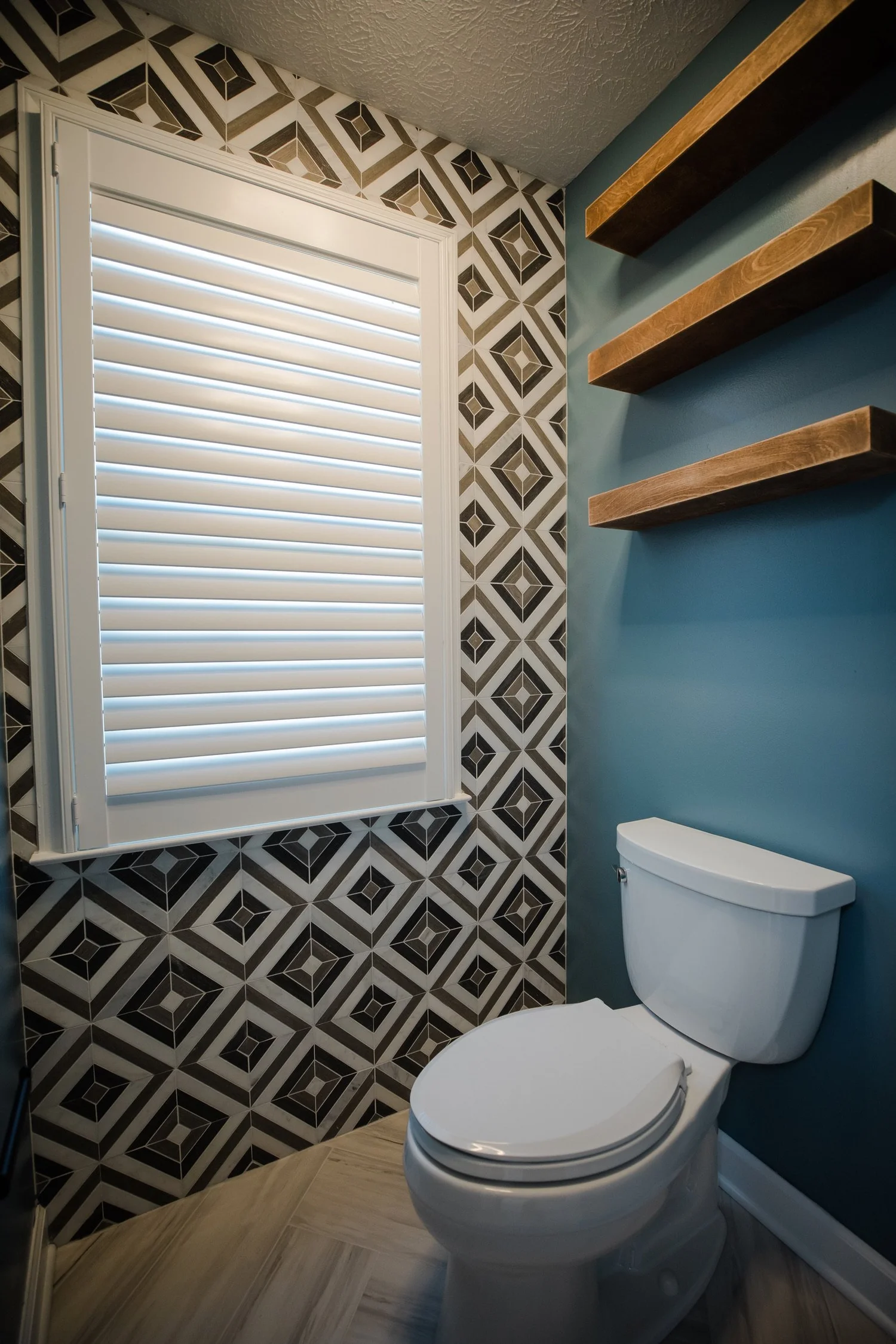 View 8 of the completed bathroom remodel in Kiln Creek Newport News Virginia