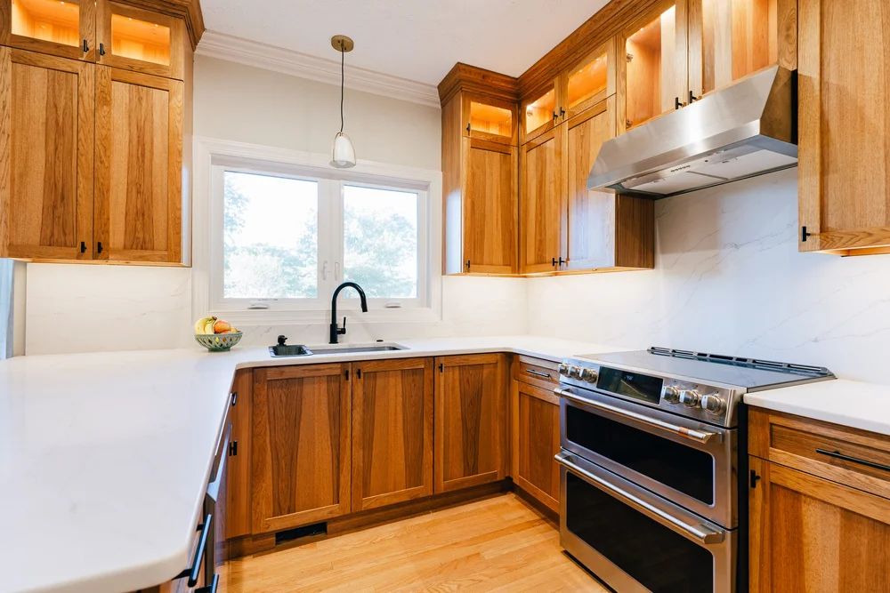 Completed kitchen remodel in Kiln Creek Yorktown Virginia