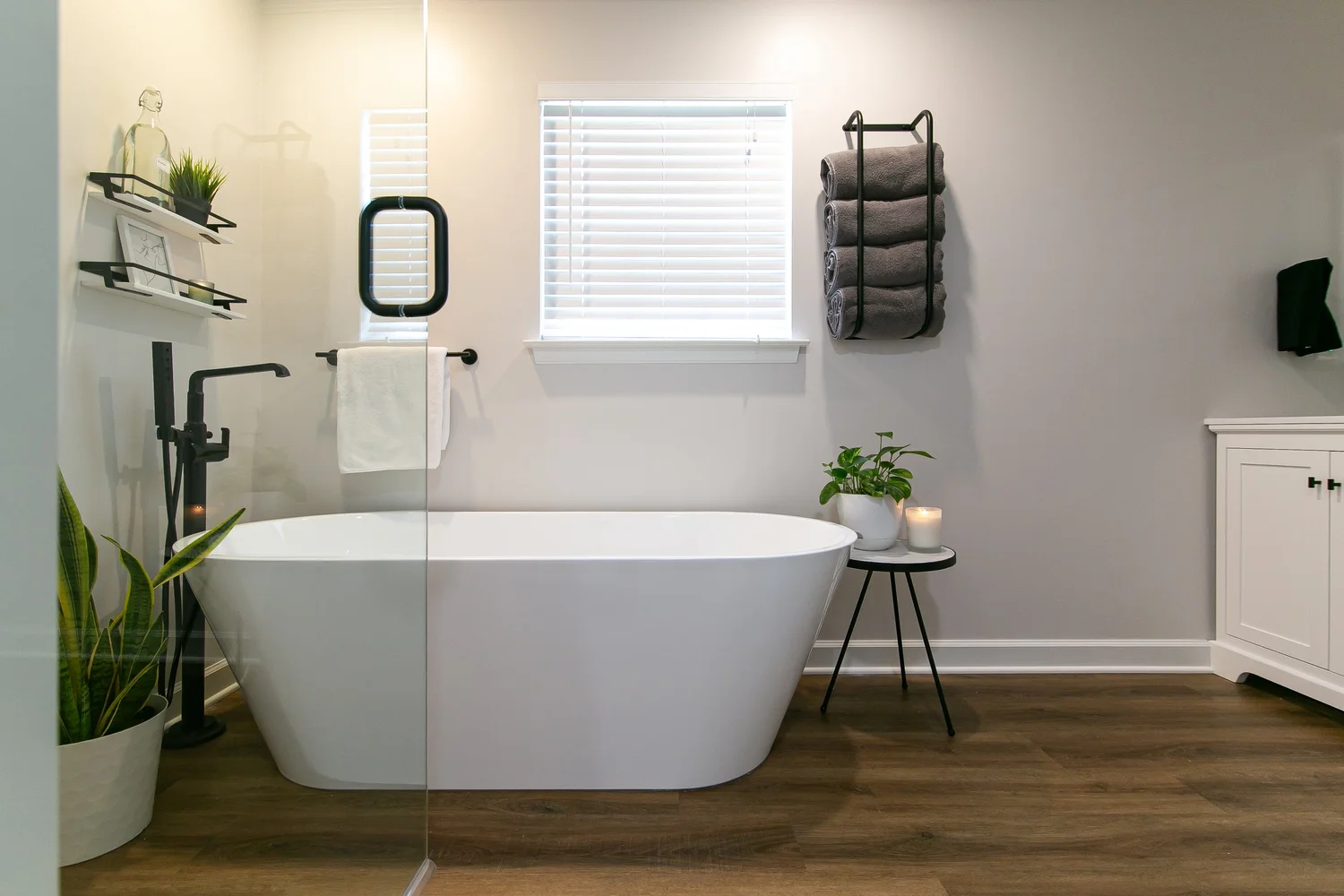 View 15 of the completed bathroom remodel in Scotts Pond Williamsburg Virginia