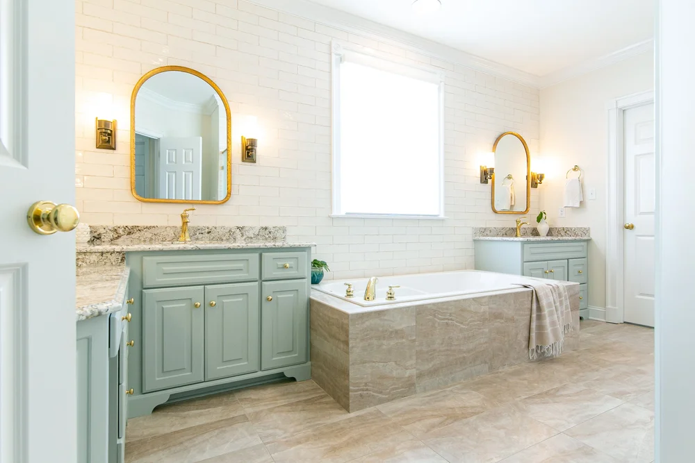 Completed bathroom remodel in Ford’s Colony Williamsburg Virginia