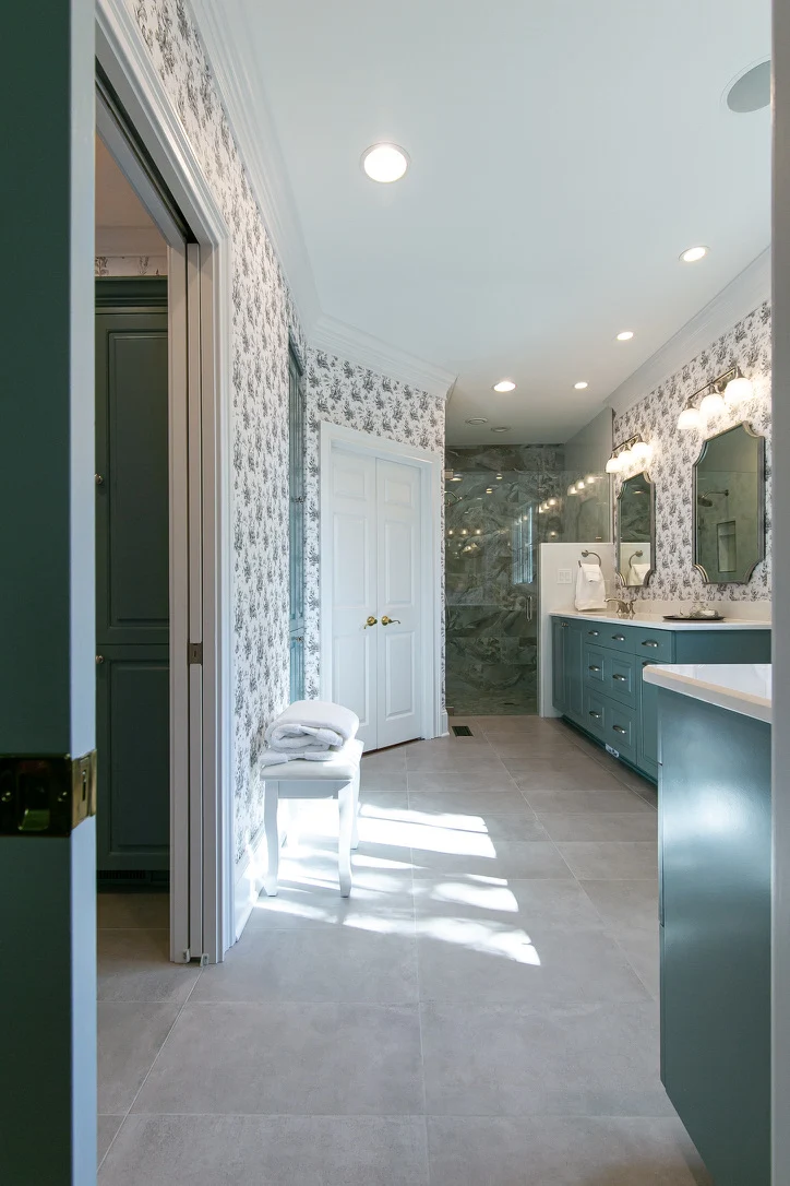 The view from the doorway after remodeling by VanFleet Homes in Governor’s Land