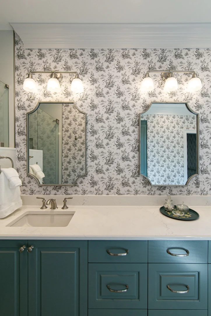 The double vanity after remodeling by VanFleet Homes in Governor’s Land