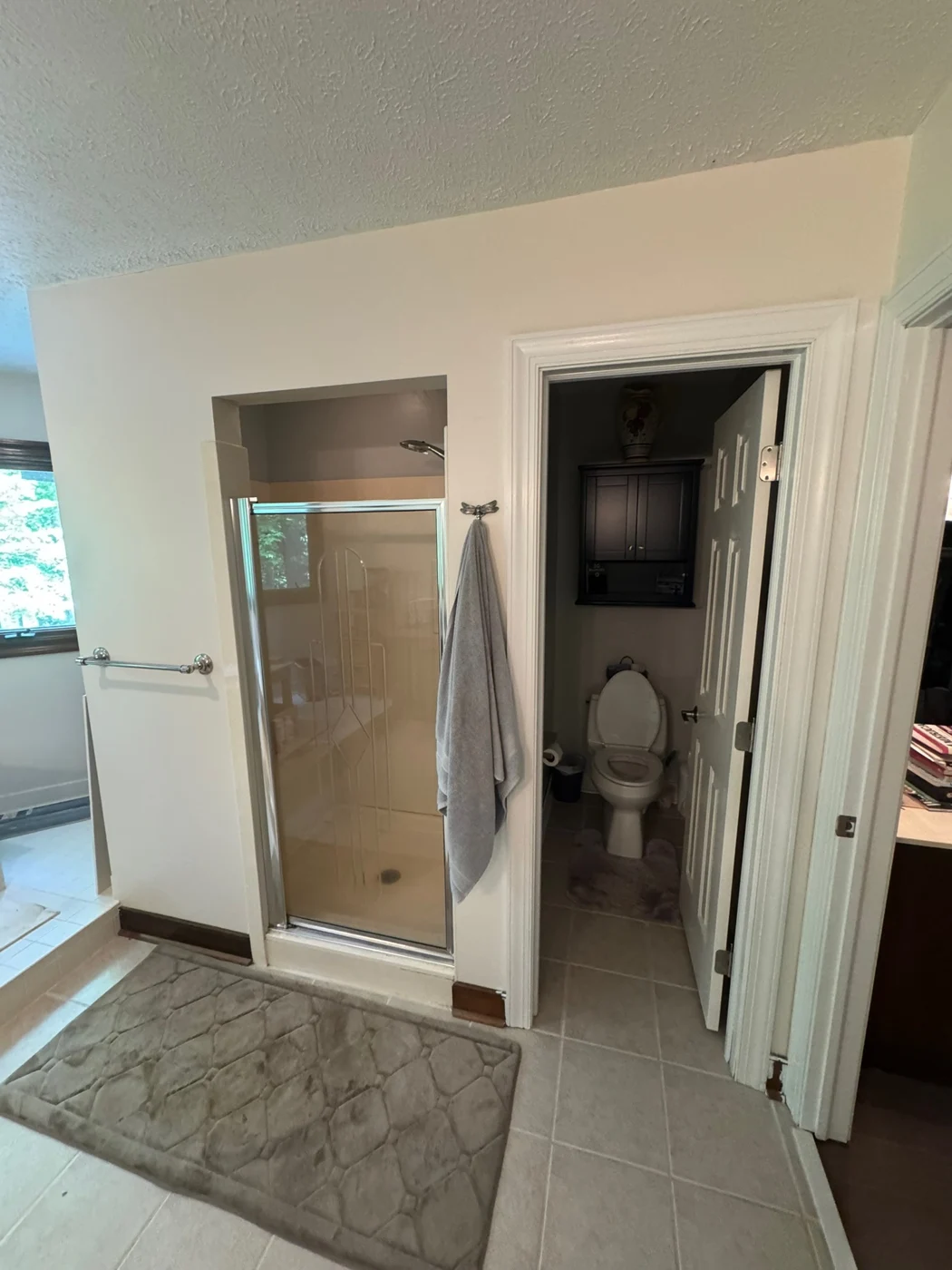 Old shower → new vanity before the Toano renovation